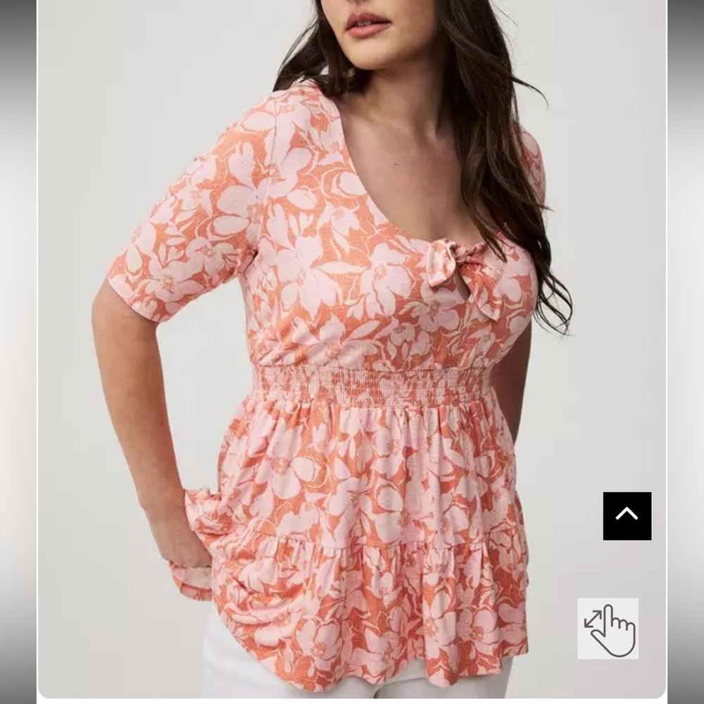 Floral Pink Women's Top